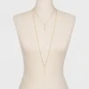 Short And Long Layered Pendant Necklace - A New Day™ Gold -A New Day GUEST 02f2ca20 0f39 455d ad08 0a18f6430d83