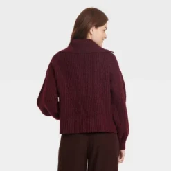 Women's Quarter Zip Pullover Sweater - A New Dayâ„¢