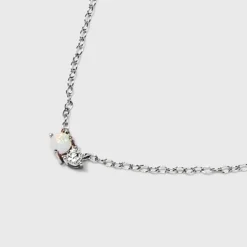 Sterling Silver Cubic Zirconia Pendant Necklace - A New Day™ Silver -A New Day GUEST 068a4173 288e 498e b6b4 5099d5dc07d0