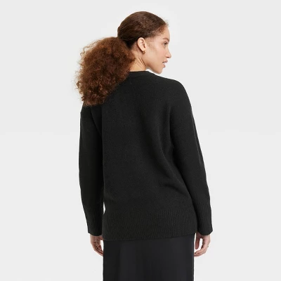 Women's Crewneck Tunic Pullover Sweater - A New Day™ 3 Women's Crewneck Tunic Pullover Sweater - A New Day™