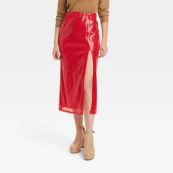 Women's Sequin A-Line Midi Skirt - A New Day™ Red 8 Women's Sequin A-Line Midi Skirt - A New Day™ Red -A New Day GUEST 10dcd4a9 550a 466c 8a0a 26ce5de26d4c