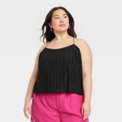 Women's Plisse Cami - A New Day™ -A New Day GUEST 1412b13f 73fd 4ef4 be49 9c1ff2426c5e