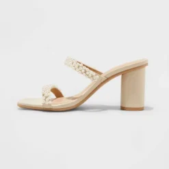 Women's Audra Mule Heels - A New Dayâ„¢ Cream