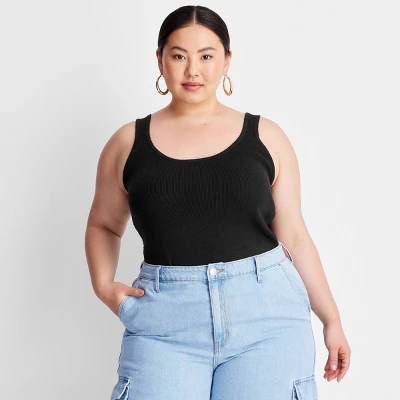 Women's Scoop Neck Sweater Tank Top - A New Day™ 5 Women's Scoop Neck Sweater Tank Top - A New Day™ - Image 3