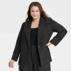 Women's Oversized Fall Blazer - A New Day™ -A New Day GUEST 29b39840 79b2 4c93 9f62 1348c6c13dac