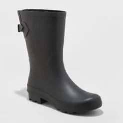 Women's Vicki Mid Calf Rubber Rain Boots - A New Day -A New Day GUEST 2e3d6dac ec65 4088 bf1e 7e63eb8a43c0