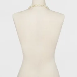 Long Faux Pearl Necklace - A New Day™ Silver/White -A New Day GUEST 37708bfd 214c 48b3 b899 cc0ad4e48f99