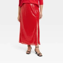 Women's Sequin A-Line Midi Skirt - A New Day™ Red 9 Women's Sequin A-Line Midi Skirt - A New Day™ Red -A New Day GUEST 3a892994 3a94 456b abd6 71fcb518c653