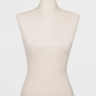 Sterling Silver With Multi Cubic Zirconia Pendant Necklace - A New Day™ Silver 3 Sterling Silver With Multi Cubic Zirconia Pendant Necklace - A New Day™ Silver