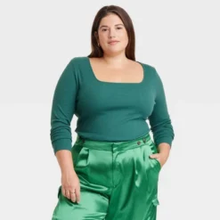 Women's Long Sleeve Slim Fit T-Shirt - A New Day™ -A New Day GUEST 463ee5a0 9ad4 4089 bd2f f914c15e8a4c