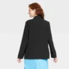 Women's Relaxed Fit Essential Blazer - A New Day™ Black