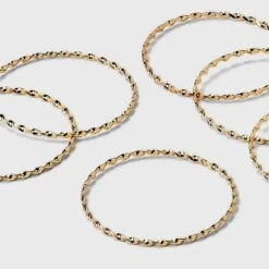 Twisted Bangle Bracelet Set 6pc - A New Day™ Gold 7 Twisted Bangle Bracelet Set 6pc - A New Day™ Gold -A New Day GUEST 62d13976 07bd 4ed9 adc2 641f00adff79