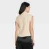Women's Crewneck Cropped Sweater Vest - A New Day™