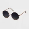 Women's Oversized Metal Round Sunglasses - A New Day™ Gold 1 Women's Oversized Metal Round Sunglasses - A New Day™ Gold -A New Day GUEST 694c5337 905e 4f29 a266 cc09bfbe68da