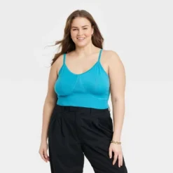 Women's V-Neck Bralette Sweater - A New Day™ -A New Day GUEST 715a061e 0d58 431a 8931 e7755808646b