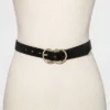 Women's Double Buckle Belt - A New Day™ Black 1 Women's Double Buckle Belt - A New Day™ Black -A New Day GUEST 74b6a8f2 77ce 4e6e a930 eb21b9626602
