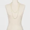 Long Faux Pearl Necklace - A New Day™ Silver/White 2 Long Faux Pearl Necklace - A New Day™ Silver/White -A New Day GUEST 7a2368ec 2392 4edb 9a60 52917c57f683
