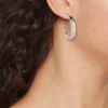 Sterling Silver Plain With Post Hoop Earrings - A New Day™ Silver -A New Day GUEST 7f87e89b 5975 4af1 b8f0 4f25d1156f1e
