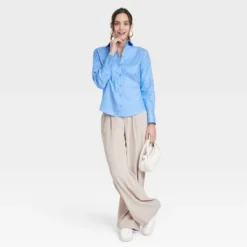 Women's Long Sleeve Oxford Button-Down Shirt - A New Day™ -A New Day GUEST 89e89d1b f77a 48fa 95e8 1efed85ffae4