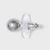 Sterling Silver Tri Color Pearl Stud Earring Set 3pc - A New Day™ Silver -A New Day GUEST 8a842890 4025 4af3 8528 c0c327826945