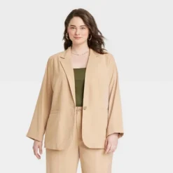 Women's Oversized Fall Blazer - A New Day™ -A New Day GUEST 8e9e49a3 7778 44fe b24e 8fa87a86573d