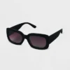 Women's Plastic Rectangle Sunglasses Black - A New Day™ 2 Women's Plastic Rectangle Sunglasses Black - A New Day™ -A New Day GUEST 94a9a2b8 56c4 4bbc 9f9d bebf26e46254