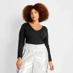 Women's Long Sleeve Slim Fit Reversible Seamless T-Shirt - A New Day™ -A New Day GUEST 9af56a61 ff47 45a1 b418 2be176c72344