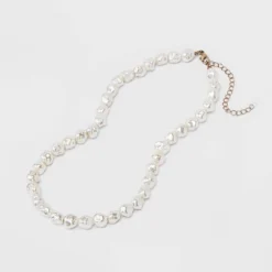 Beaded Pearl Necklace - A New Day™ White -A New Day GUEST 9d7f5547 6de5 47cc b784 30dc15c2bb62