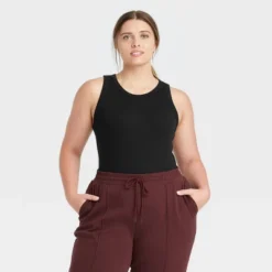 Women's Ribbed Tank Bodysuit - A New Day™ -A New Day GUEST a26ef51e 2224 4059 a1a2 cb620b538267