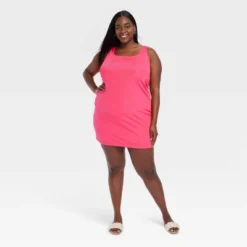 Women's Sleeveless Ribbed Bodycon Dress - A New Day™ -A New Day GUEST a6ace24f 57e6 46e8 bbe0 b3232de89b21