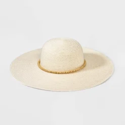 Wide Brim Straw With Beads Floppy Hat - A New Day™ 7 Wide Brim Straw With Beads Floppy Hat - A New Day™ -A New Day GUEST a92e1d5d ebaf 4bc9 bd90 158782ab2dd9