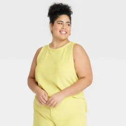 Women's Terry Tank Top - A New Day™ Yellow 9 Women's Terry Tank Top - A New Day™ Yellow -A New Day GUEST b77e27e3 f117 4cee 85ac 4b33ba8c06f9