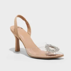 Women's Misty Slingback Heels - A New Day™ Clear 8 Women's Misty Slingback Heels - A New Day™ Clear -A New Day GUEST c6d7a014 0253 45af 86b1 f355dd44aee0