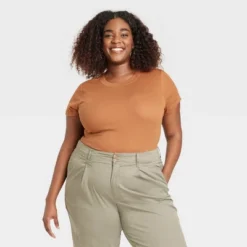 Women's Ribbed T-Shirt Bodysuit - A New Day™ -A New Day GUEST cbe5f7cf 6ff7 4aac a95c 4f039b14d4ca