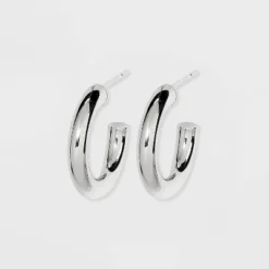 Sterling Silver Small Tube Hoop Earrings - A New Day™ Silver 5 Sterling Silver Small Tube Hoop Earrings - A New Day™ Silver -A New Day GUEST ccc20980 22b1 4ca7 aeda 7c65cd0c64f2