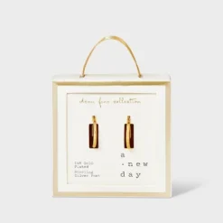 14K Gold Plated Click Top Hoop Earrings - A New Day™ Gold 7 14K Gold Plated Click Top Hoop Earrings - A New Day™ Gold -A New Day GUEST d3de8078 6087 4df5 b2c1 ea860888a7b0