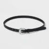 Women's Gemstone Skinny Belt - A New Day™ Black