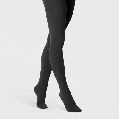 Women's Flat Knit Fleece Lined Tights - A New Day™ 4 Women's Flat Knit Fleece Lined Tights - A New Day™ - Image 2