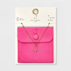 Gold Dipped Cubic Zirconia Initial Pendant Necklace - A New Day™ Gold -A New Day GUEST e6a61068 d289 49c8 a222 56447f66f108