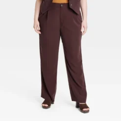Women's High-Rise Relaxed Fit Full Length Baggy Wide Leg Trousers - A New Day™ -A New Day GUEST fa89858d 70bb 43d3 bfc3 e6420024e521